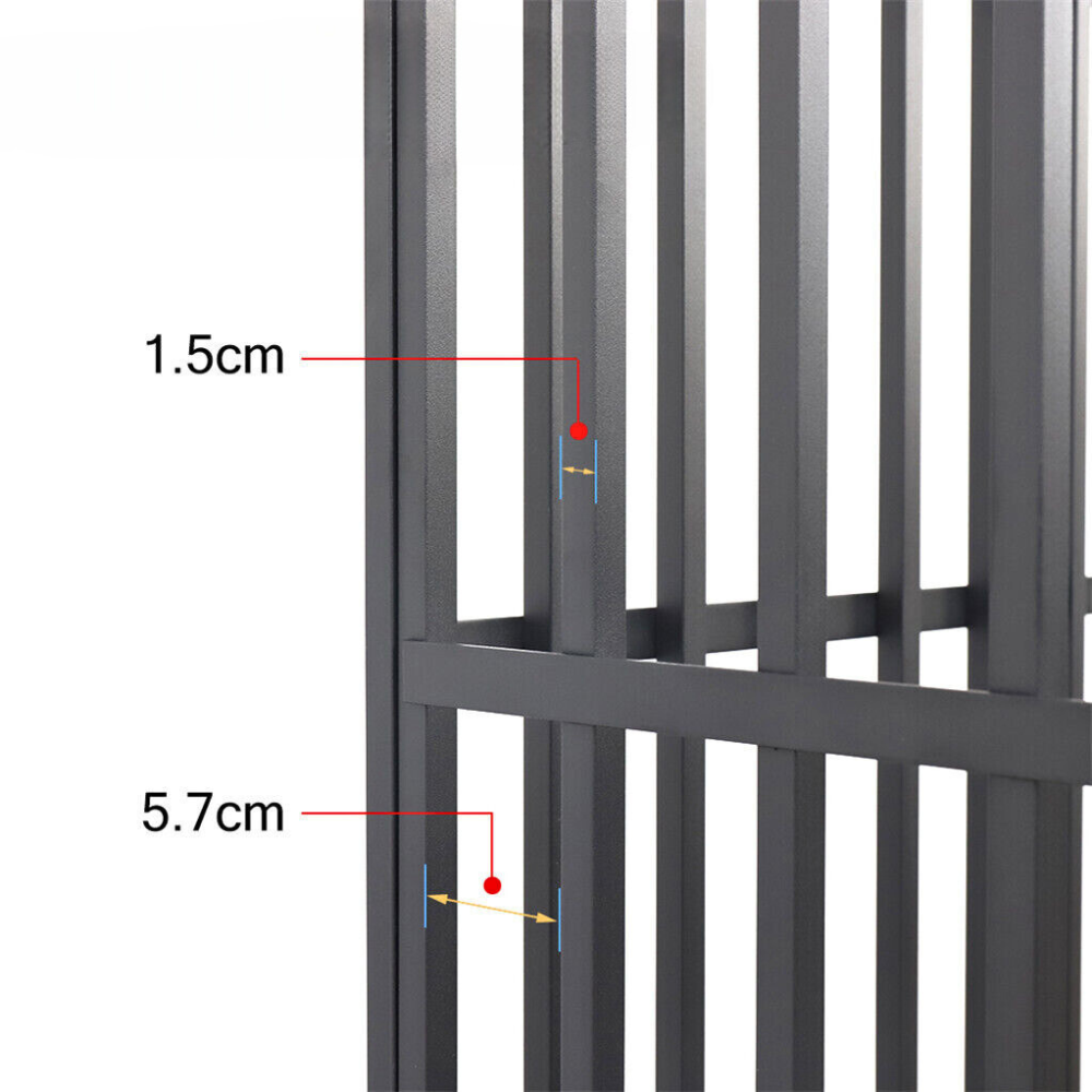 Mobile Heavy Duty Dog Crate with 3 Doors and Bottom Tray_7