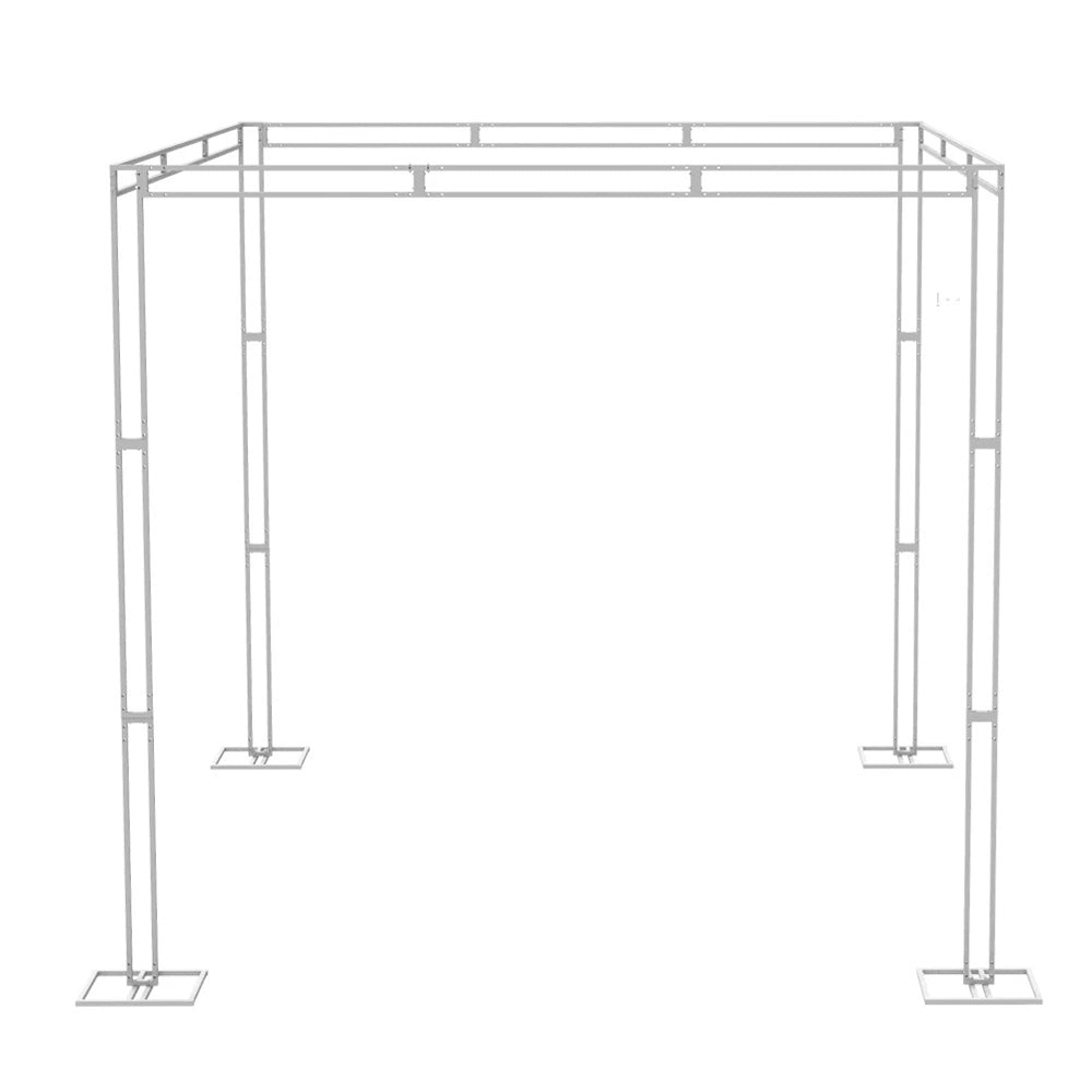 Height Adjustable Heavy Duty Wedding Ceremony Canopy Chuppah Backdrop Stand Kit_4