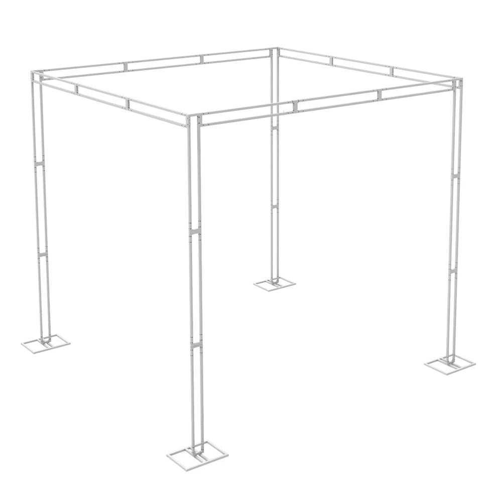 Height Adjustable Heavy Duty Wedding Ceremony Canopy Chuppah Backdrop Stand Kit_5