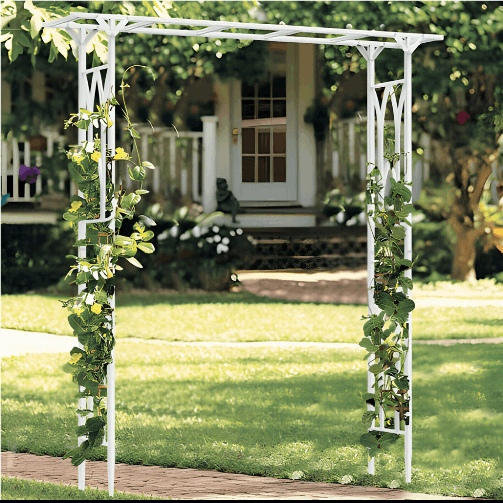 Stereoscopic Garden Arch Arbor Metal Wedding Arch Decor Pergola Trellis_5