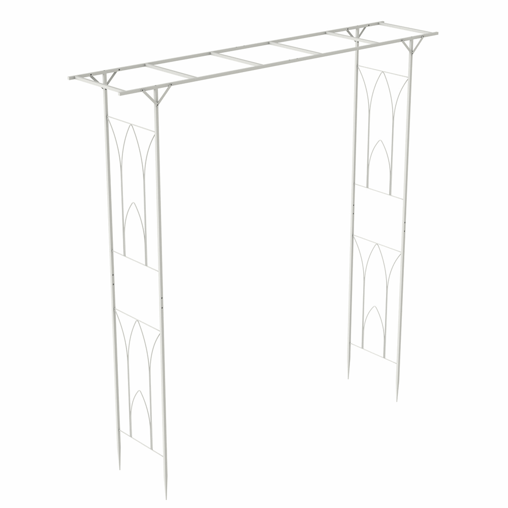 Stereoscopic Garden Arch Arbor Metal Wedding Arch Decor Pergola Trellis_8