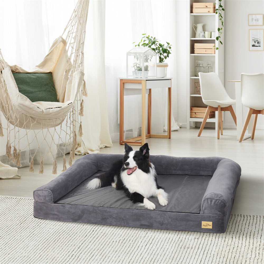 Orthopedic Pet Mattress Couch Sleeping Bed Cushion with Removable Washable Cover_3