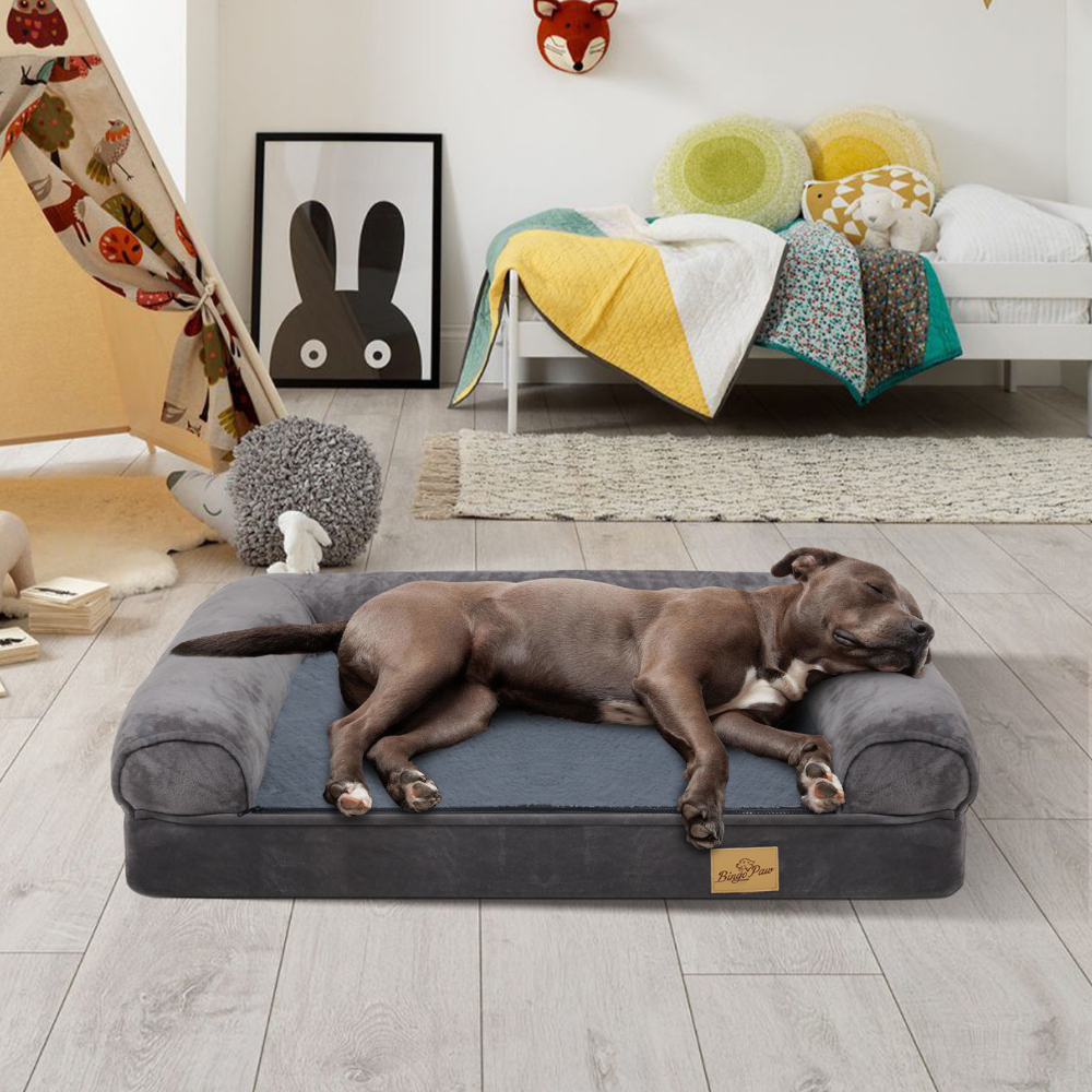 Orthopedic Pet Mattress Couch Sleeping Bed Cushion with Removable Washable Cover_6