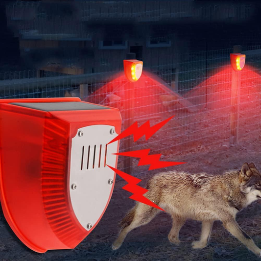 Solar Animal Repeller Motion Induction Detector Security Alarm_0