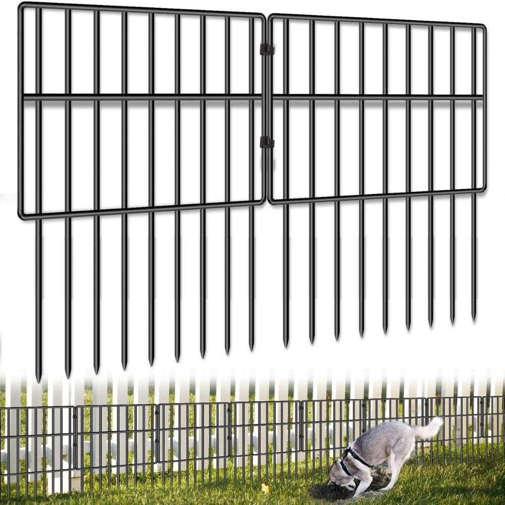 Garden Fence No Dig Fence Animal Barrier Fence Underground Decorative Garden Fencing_2