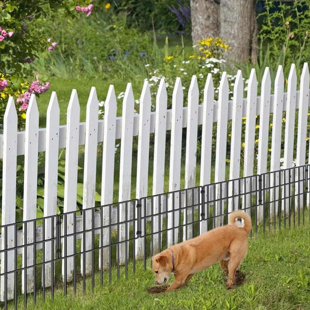 Garden Fence No Dig Fence Animal Barrier Fence Underground Decorative Garden Fencing_3