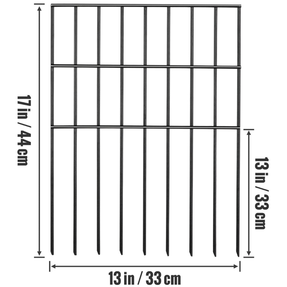 Garden Fence No Dig Fence Animal Barrier Fence Underground Decorative Garden Fencing_9