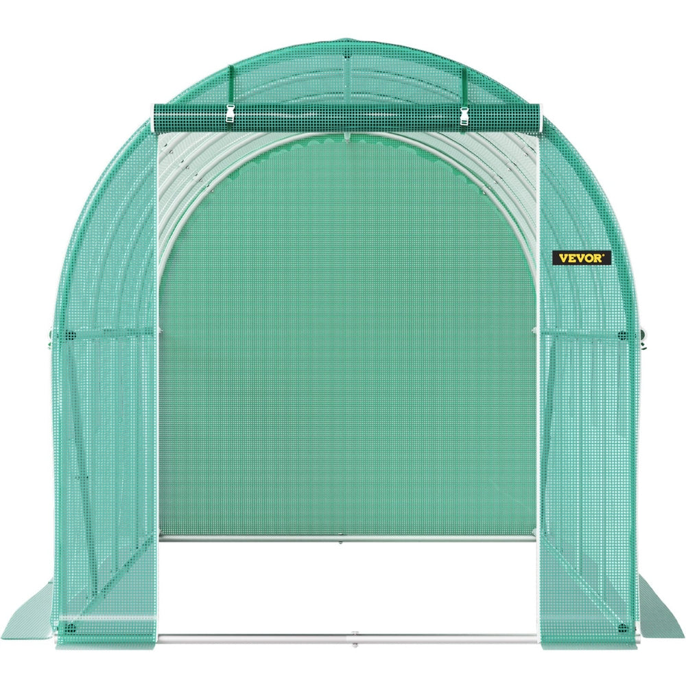 Walk-in Tunnel Greenhouse Galvanized Frame & Waterproof Cover_3