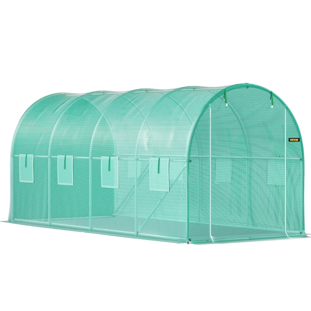 Walk-in Tunnel Greenhouse Galvanized Frame & Waterproof Cover_5