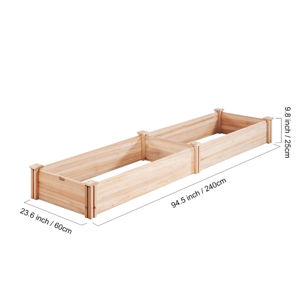 Wooden Raised Garden Bed Planter Box Elevated Floor with Whole Kit and Drainage System_10