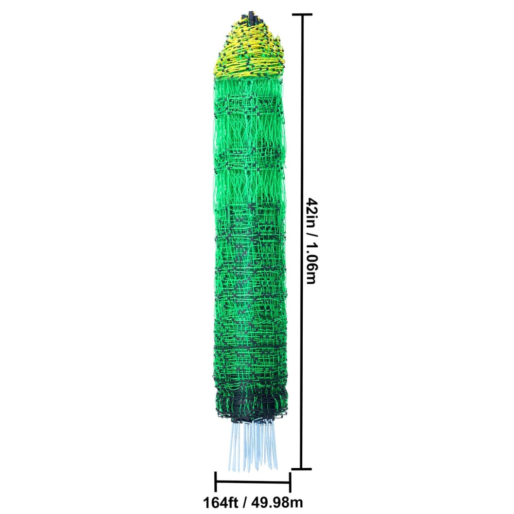 Electric Fence Netting PE Net Fencing with Posts & Double Spiked Stakes_7