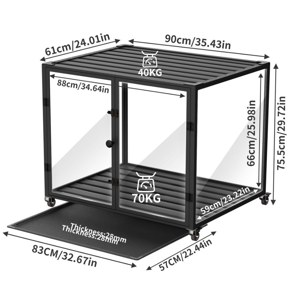 Heavy Duty Metal Pet Dog Playpen Foldable Pet Exercise Fence Cage_11