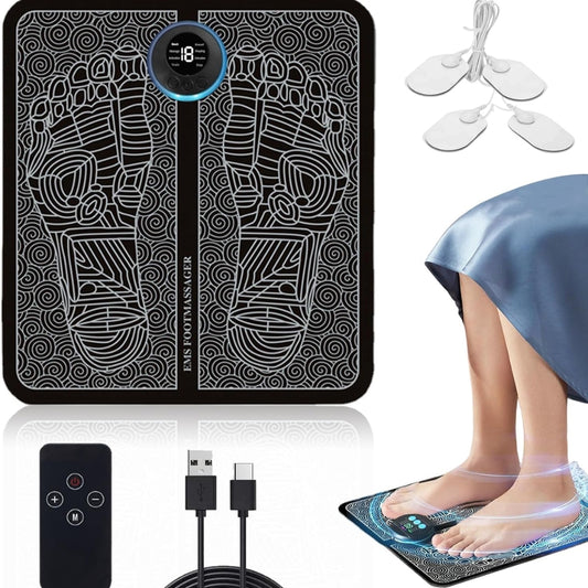 Foot Massager Stimulation Pad Electric Foot Massage With Remote