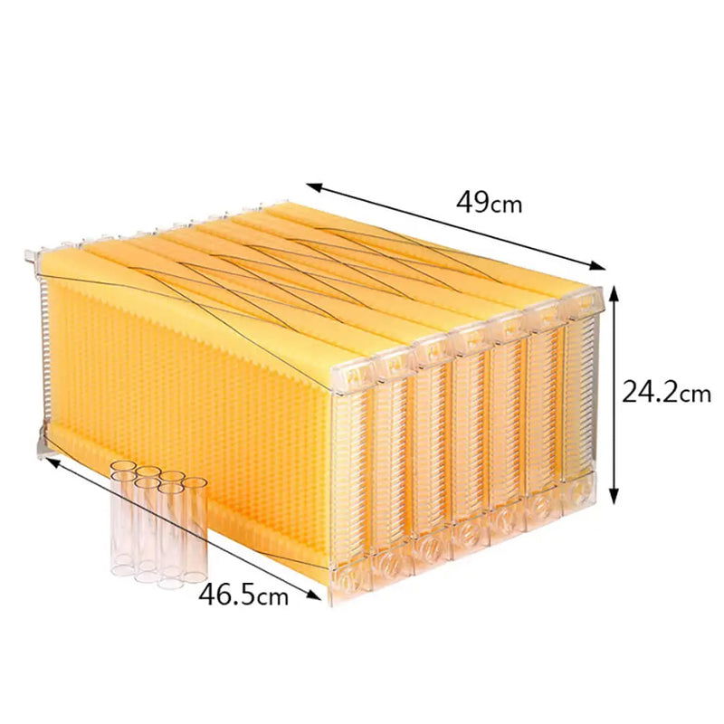 7 Pcs Unassembled Sheets Beehive Wooden Frames Beekeeping Supplies - SEKSI