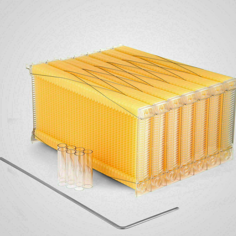 7 Pcs Unassembled Sheets Beehive Wooden Frames Beekeeping Supplies - SEKSI