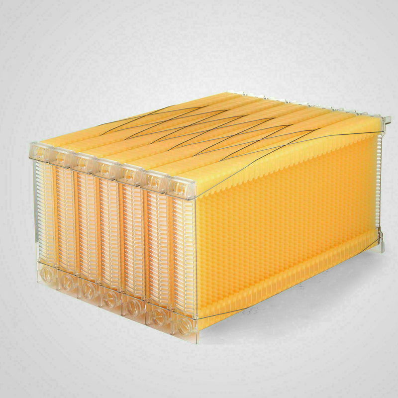 7 Pcs Unassembled Sheets Beehive Wooden Frames Beekeeping Supplies - SEKSI