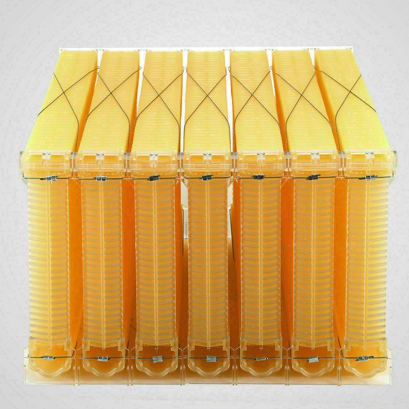 7 Pcs Unassembled Sheets Beehive Wooden Frames Beekeeping Supplies - SEKSI