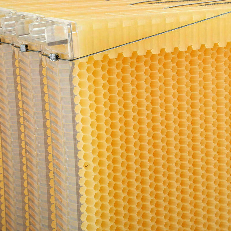 7 Pcs Unassembled Sheets Beehive Wooden Frames Beekeeping Supplies - SEKSI