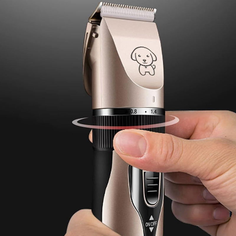 Cat Dog Pet Clippers Hair Electric Clipper Grooming Trimmer Shaver Cordless Kit - SEKSI
