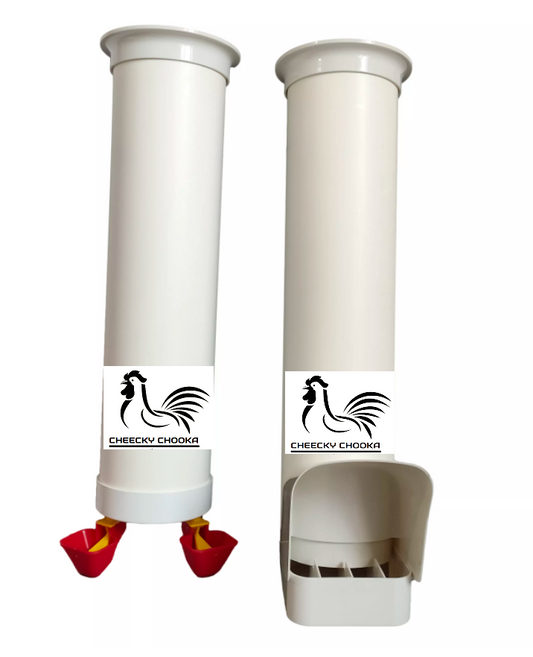 Cheeky Chooka Poultry Feeder & Waterer Set - SEKSI