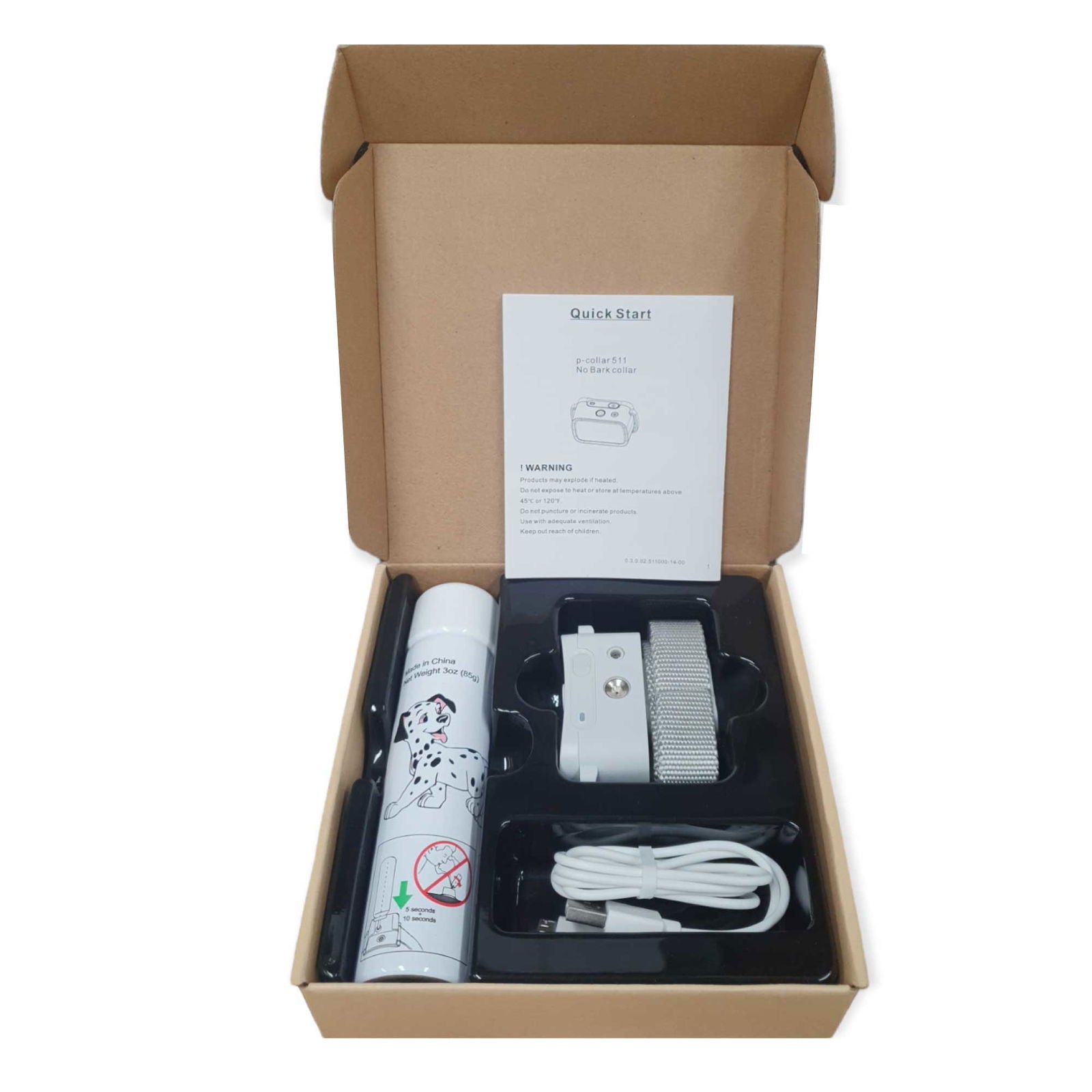 Dog Bark Collar - Automatic Citronella Rechargeable Mist Spray Training - SEKSI