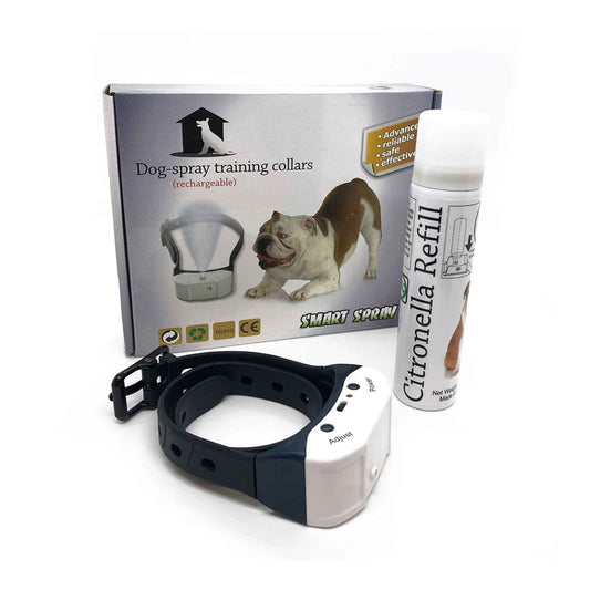 Dog Bark Collar - Citronella USB Rechargeable Mist Spray Training Device - SEKSI
