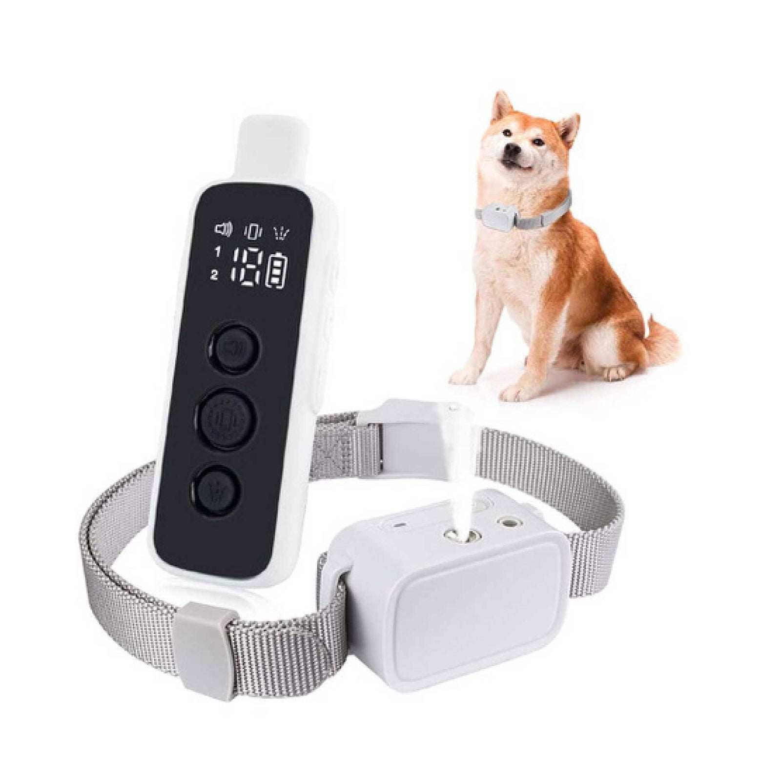 Dog Bark Collar - Rechargeable Remote Citronella Mist Spray Trainer - SEKSI