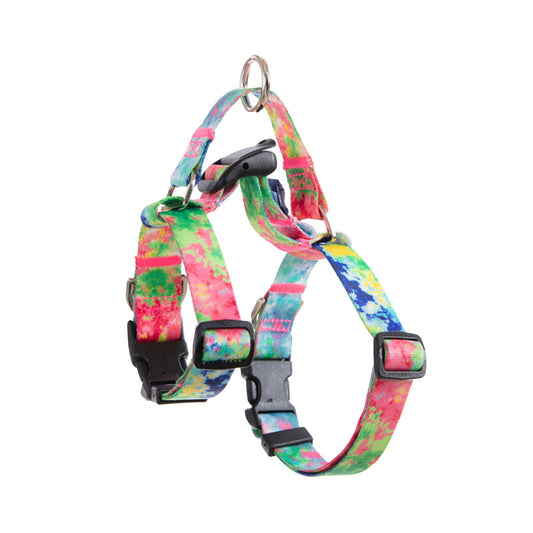 Dog Double-Lined Straps Harness Adjustable M SWEET GREEN - SEKSI