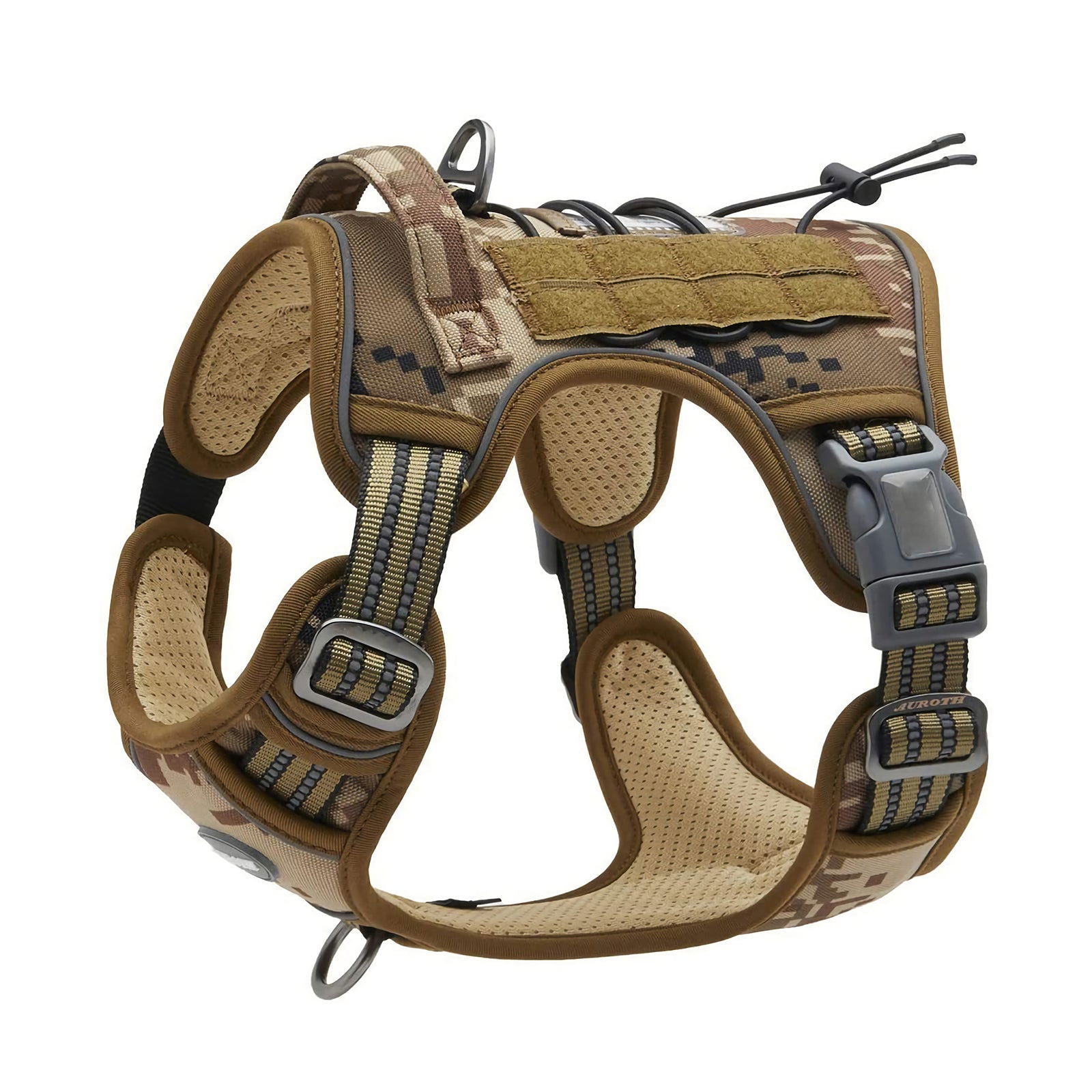 Dog Harness Tactical No Pull Adjustable Pet Military Working Training Vest S - SEKSI