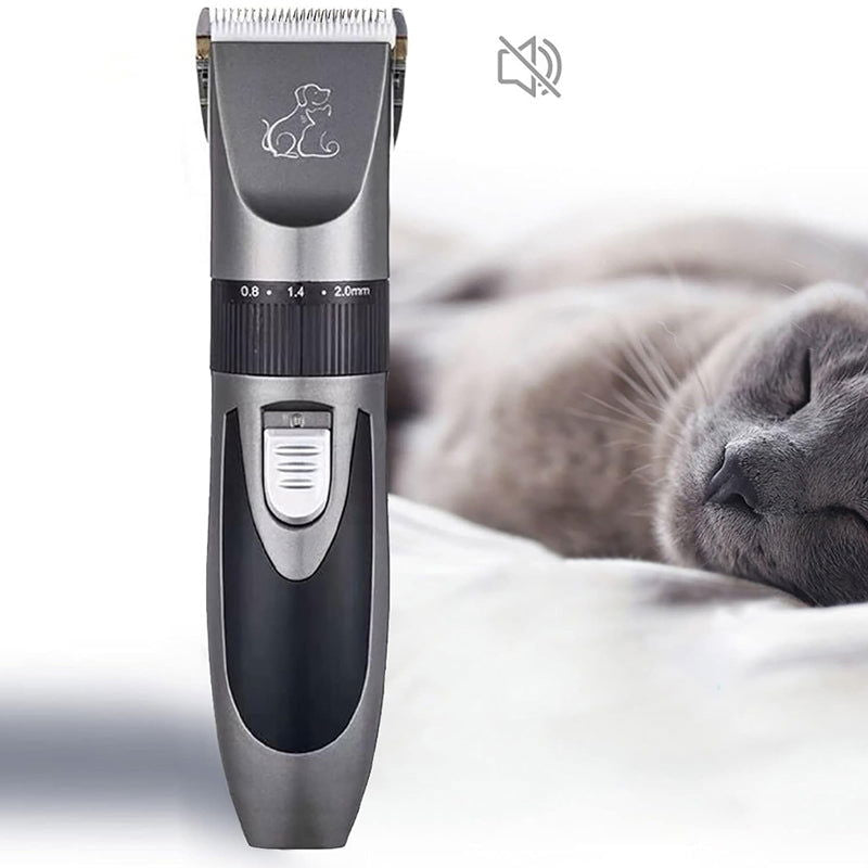 Electric Pet Hair Clipper Cordless Grooming Tool with Limit Combs - USB Charging - SEKSI