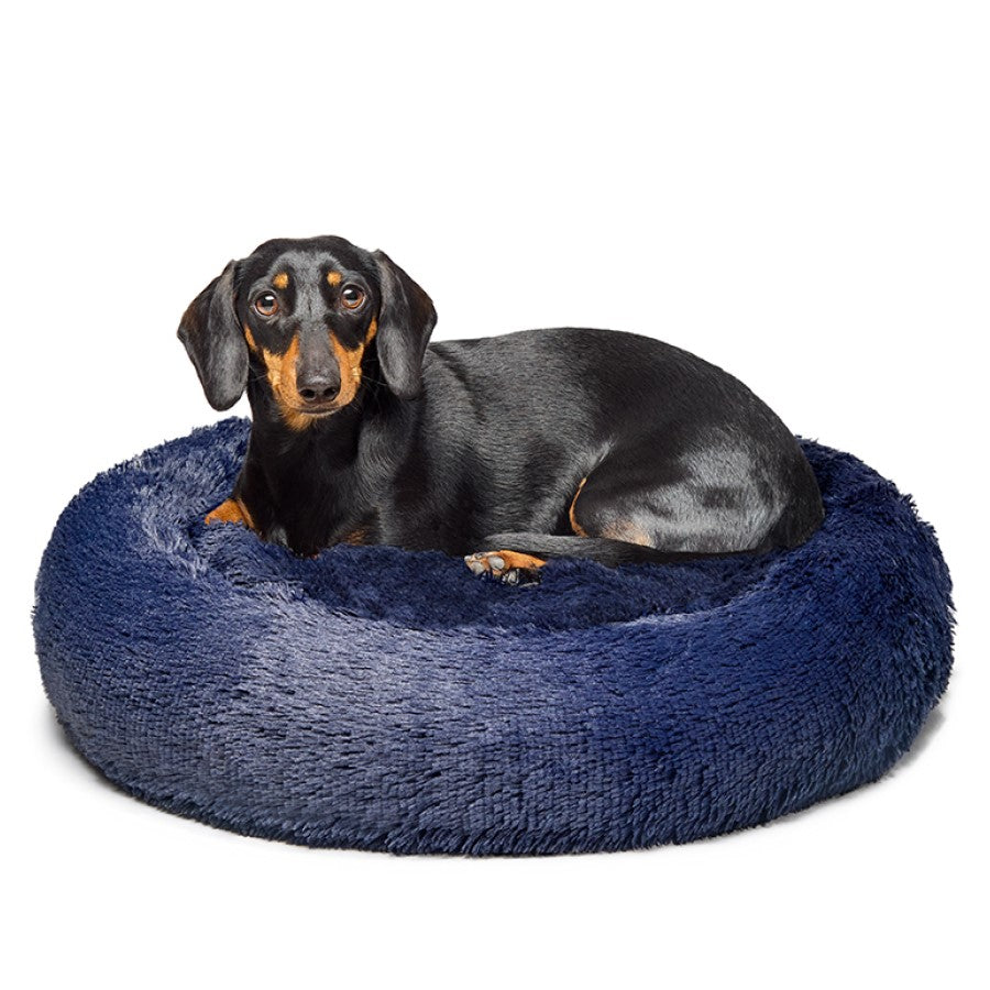 Fur King "Aussie" Calming Dog Bed  - Blue - 60 CM - Small - SEKSI
