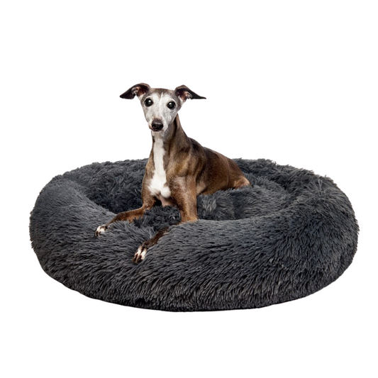 Fur King "Aussie" Calming Dog Bed - Medium - Grey - 80 cm - SEKSI