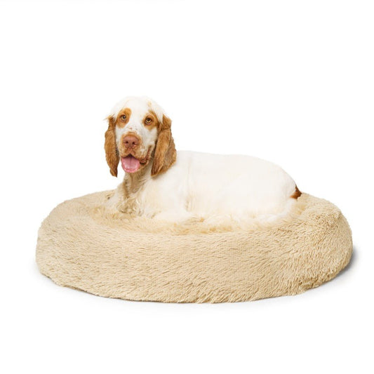 Fur King "Nap Time" Calming Dog Bed - Medium - Brindle - SEKSI