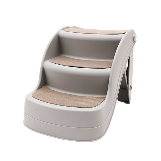 Furtastic 38cm Foldable Pet Stairs Ramp - Grey - SEKSI