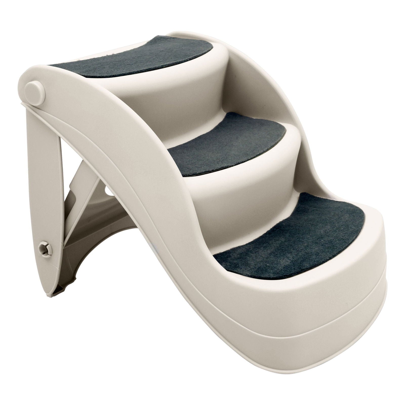 Furtastic 38cm Foldable Pet Stairs Ramp - White - SEKSI