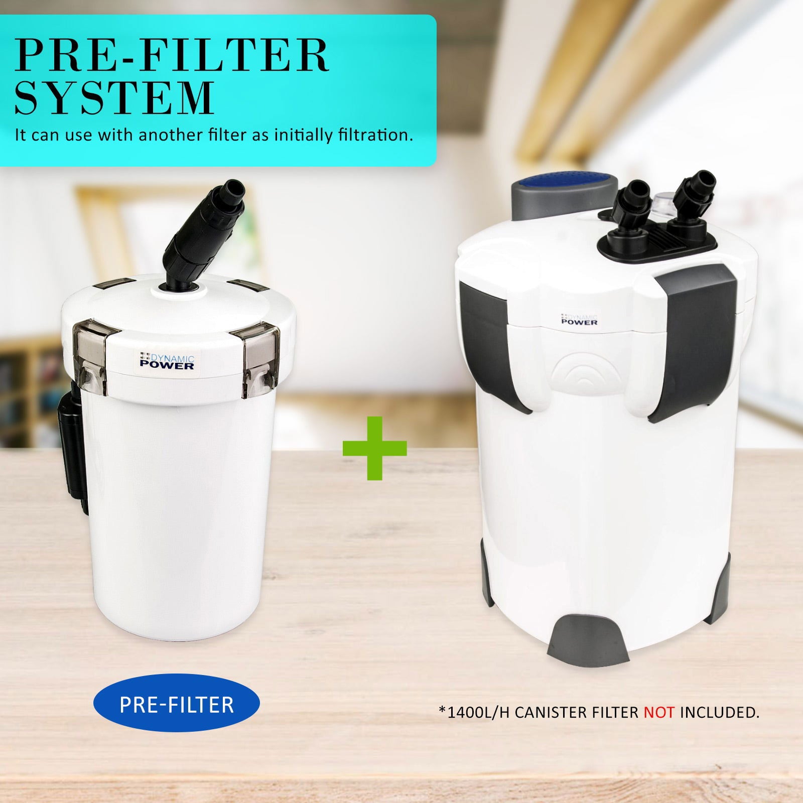 Aquarium External Canister Filter 400L/H - SEKSI