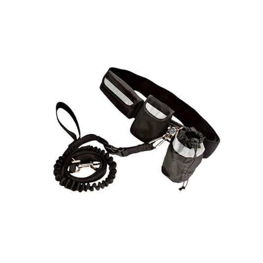 Hands Free Dog Bungee Leash - Doggy Jogger Lead Belt with Storage - SEKSI
