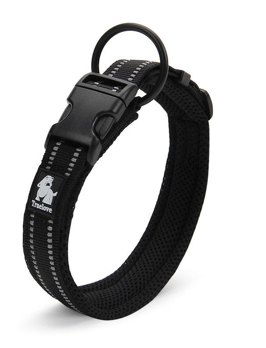 Heavy Duty Reflective Collar Black L - SEKSI