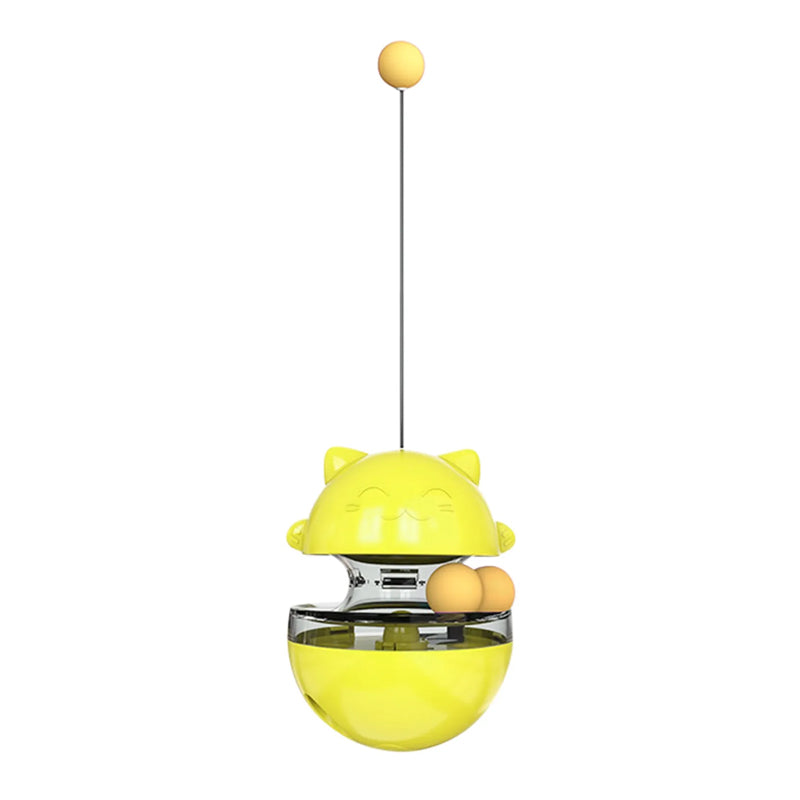 Interactive Cat Tumbler Treat and Food Dispenser Slow Feeder with Ball - SEKSI