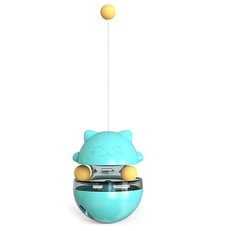 Interactive Cat Tumbler Treat and Food Dispenser Slow Feeder with Ball - SEKSI