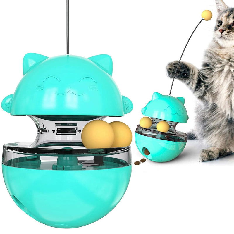 Interactive Cat Tumbler Treat and Food Dispenser Slow Feeder with Ball - SEKSI