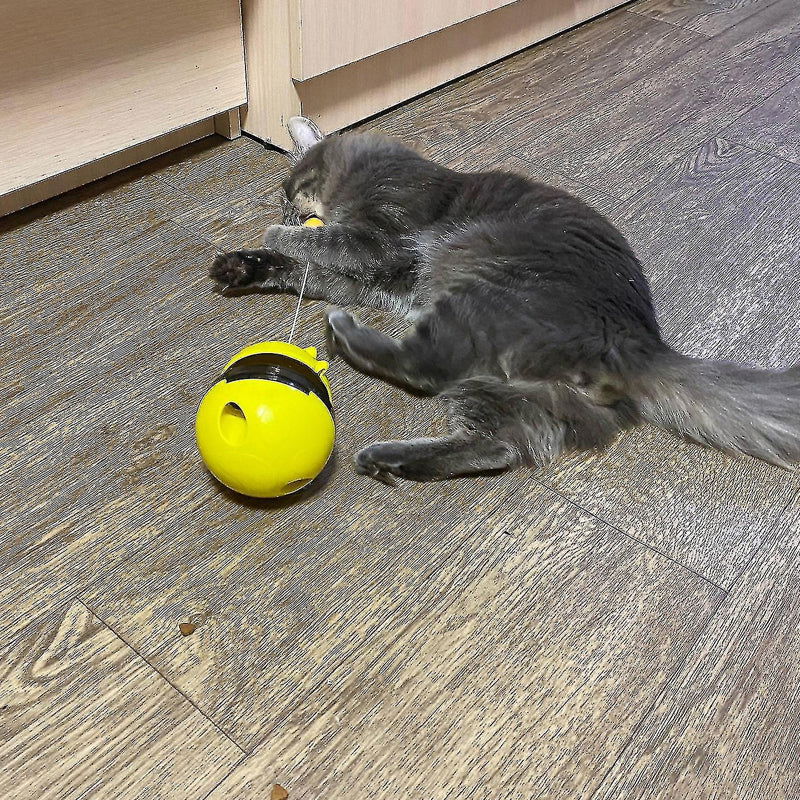 Interactive Cat Tumbler Treat and Food Dispenser Slow Feeder with Ball - SEKSI