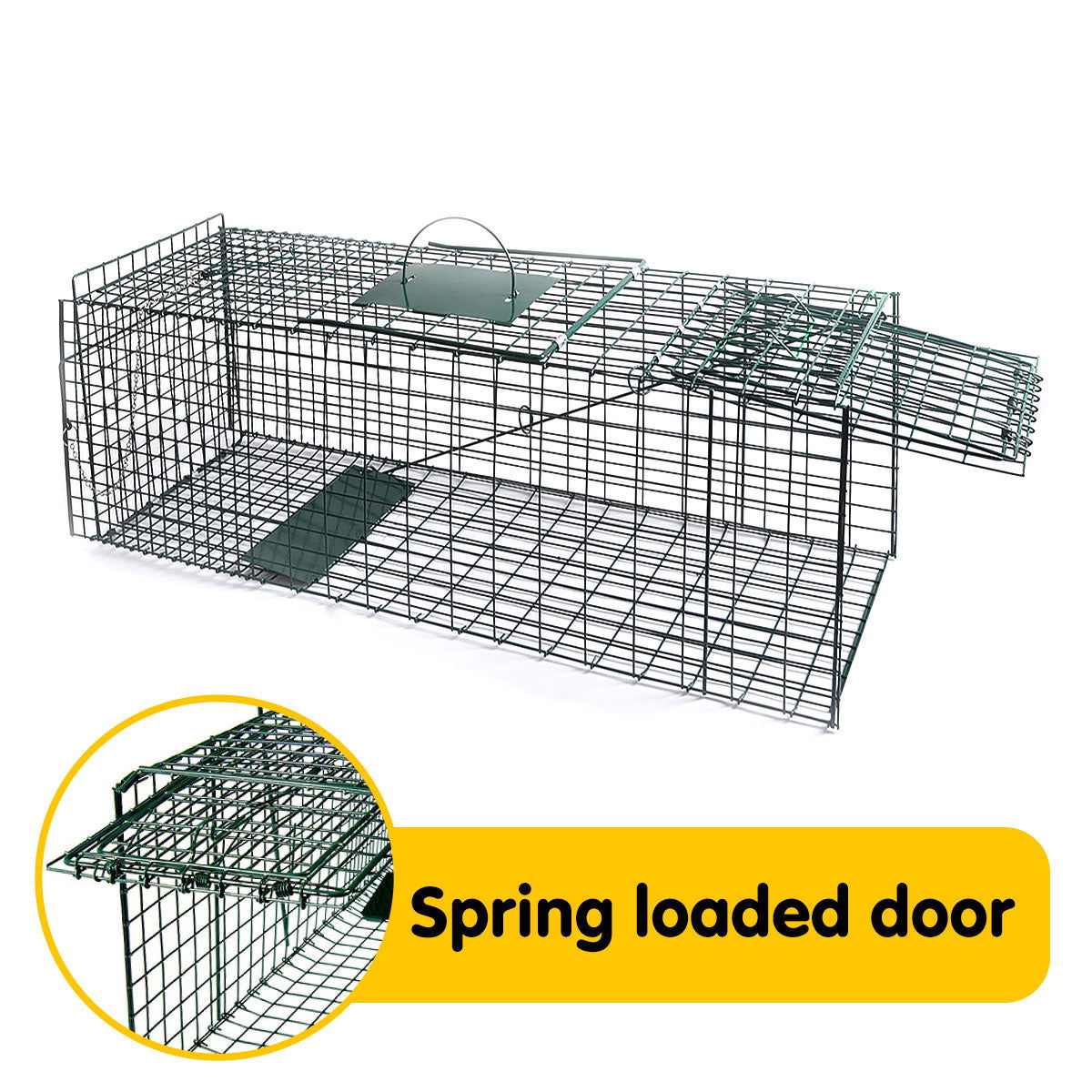 Klika Humane Live Animal Trap Possum Rat Rabbit Hare Catcher Folding Cage - SEKSI