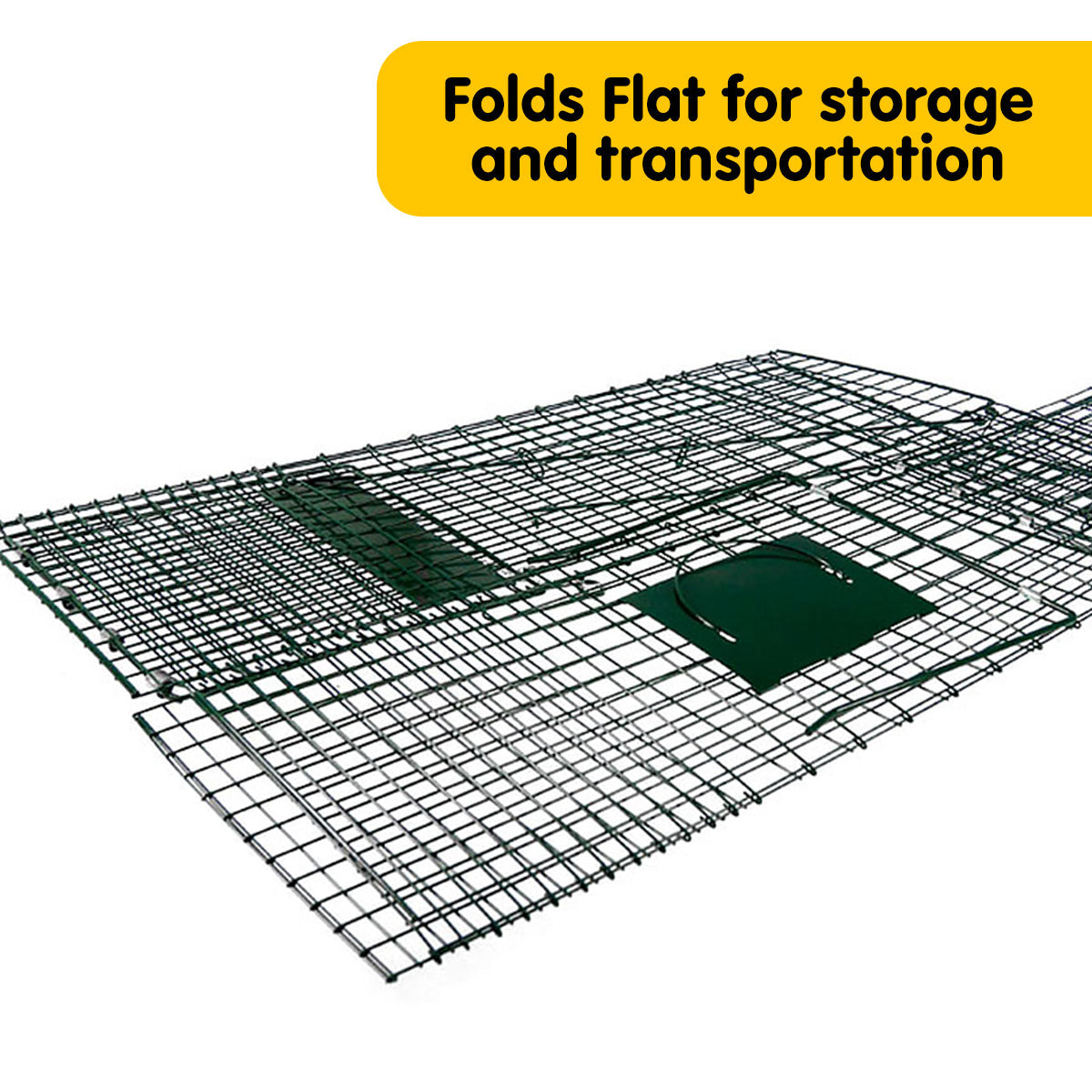 Klika Humane Live Animal Trap Possum Rat Rabbit Hare Catcher Folding Cage - SEKSI