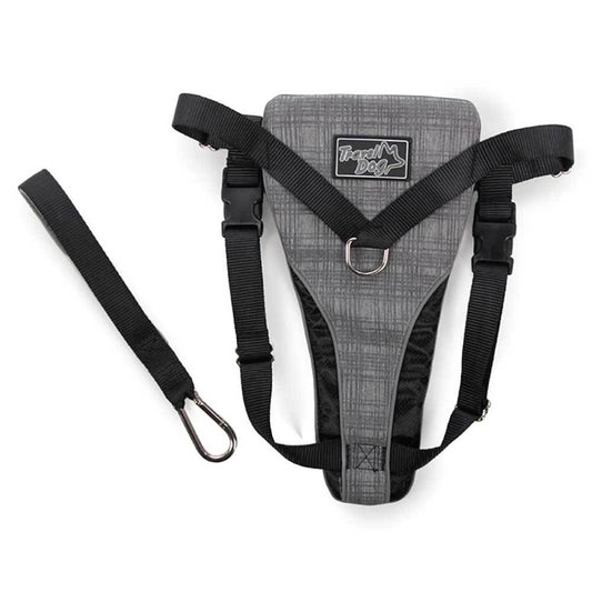M Dog Harness 2 in 1 Combo - Car Travel Rides + Walks - No Pull Leash Seat Belt - SEKSI