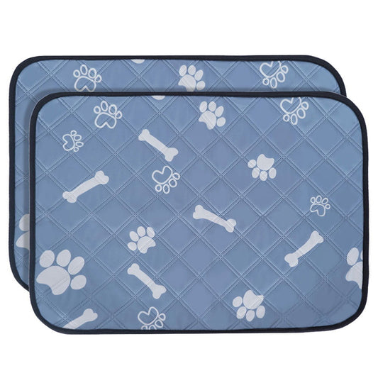 PETSWOL 2 Pack Pet Dog Diaper Bone Pattern Pee Pad - SEKSI