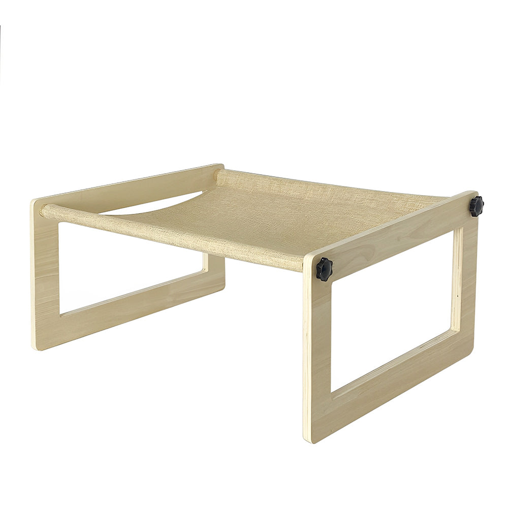 PETSWOL Breathable Cat Bed Wooden Cat Hammock - SEKSI