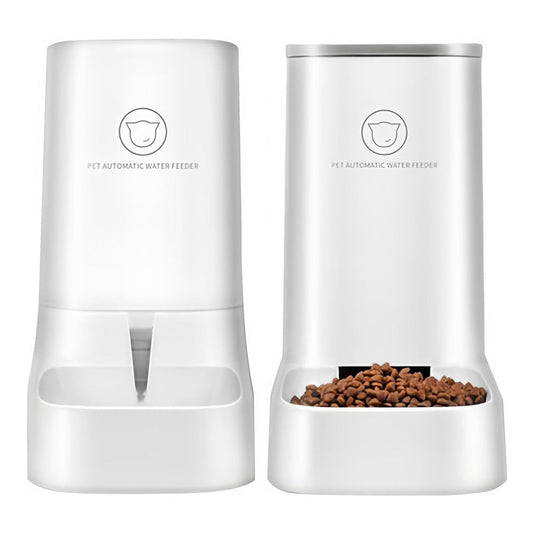 PETSWOL Cat Dog Feeder and Waterer - Self-Dispensing Automatic Pet Feeders - SEKSI
