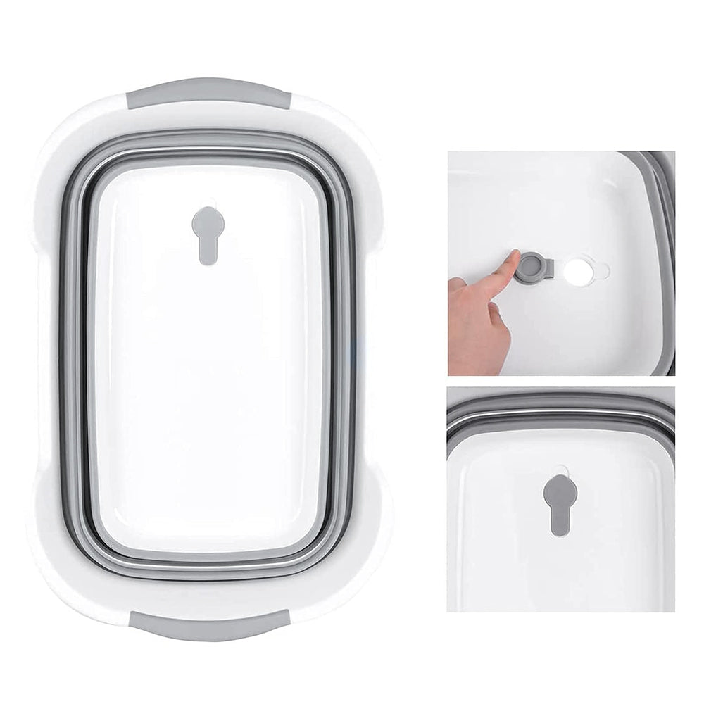 PETSWOL Collapsible Pet Bathtub with Water Drain Plug - SEKSI