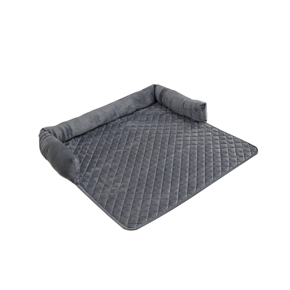 PETSWOL Plush Pet Sofa Cushion with Pillow - Ultimate Comfort for Your Pet - SEKSI